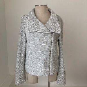 Loft Outlet Knit Zip-Up Blazer